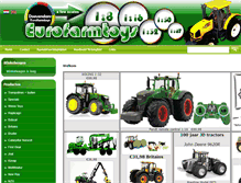 Tablet Screenshot of eurofarmtoys.nl